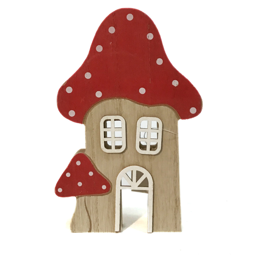 Mushroom House Figurine