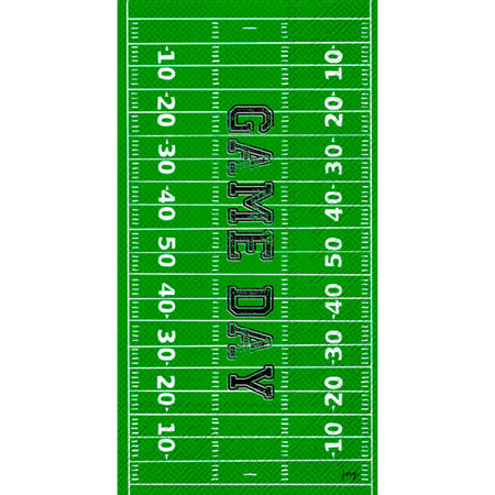 Paper Guest Napkin, 16 Count, Game Day Field