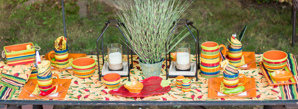Table Runner, Pepper Toss