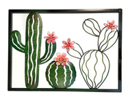 Blooming Cactus Wall Art