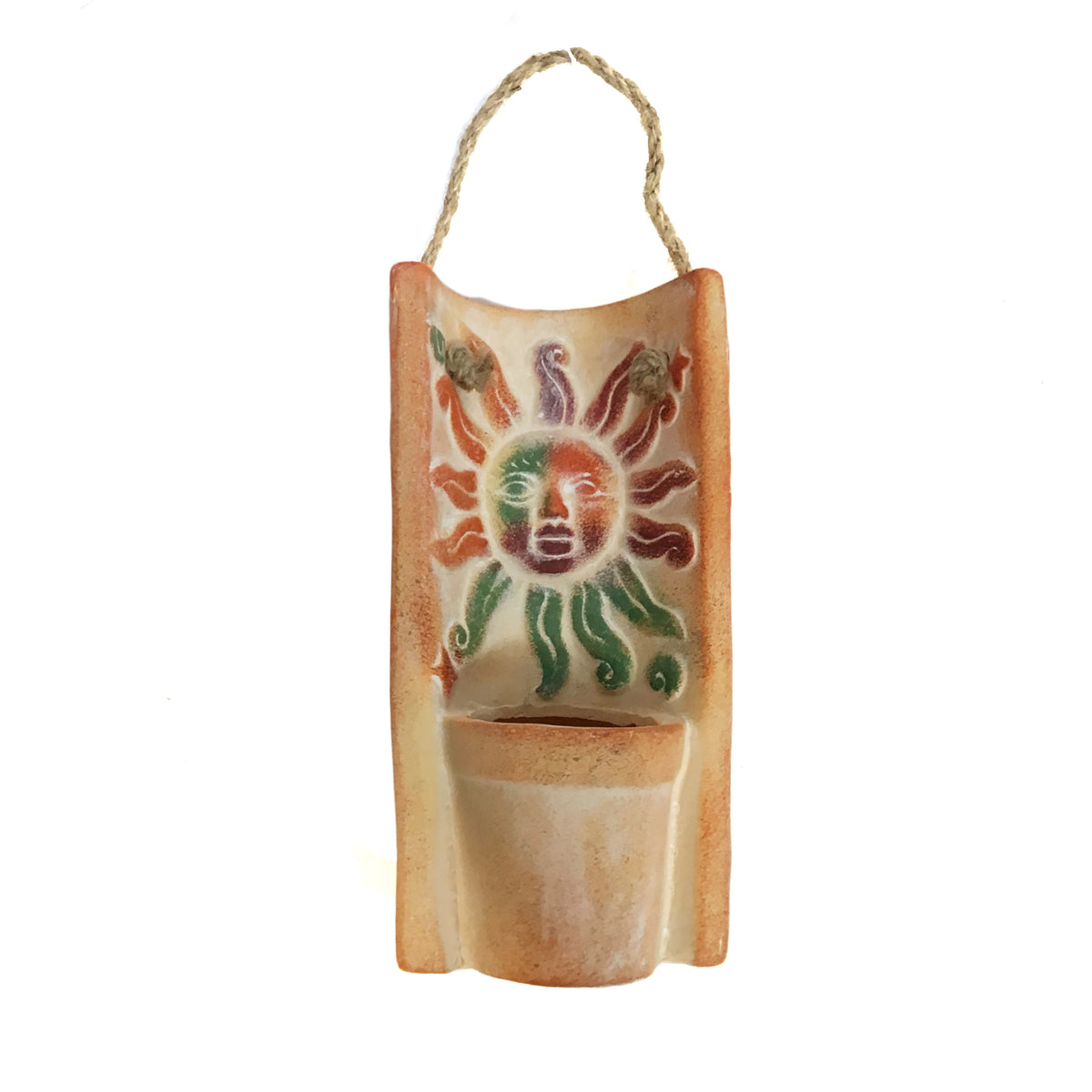Hanging Sun Terracotta Planter