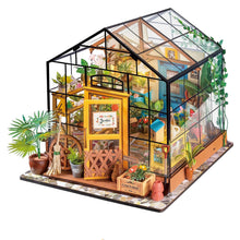 Load image into Gallery viewer, Cathy&#39;s Greenhouse DIY Miniature Dollhouse Kit
