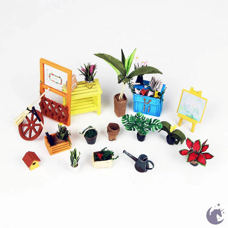 Cathy's Greenhouse DIY Miniature Dollhouse Kit