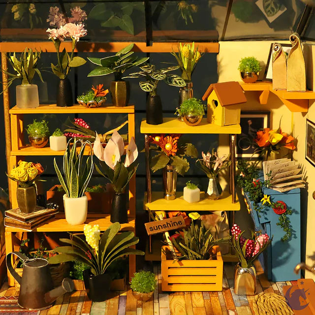 Cathy's Greenhouse DIY Miniature Dollhouse Kit