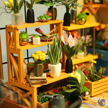 Load image into Gallery viewer, Cathy&#39;s Greenhouse DIY Miniature Dollhouse Kit
