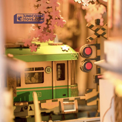 Floral Corner DIY MiniatureBook Nook Kit