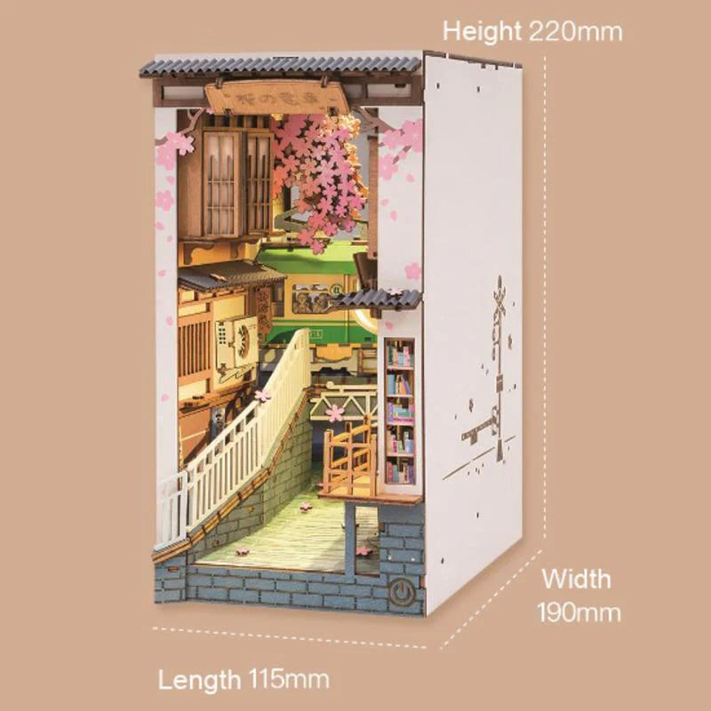 Floral Corner DIY MiniatureBook Nook Kit