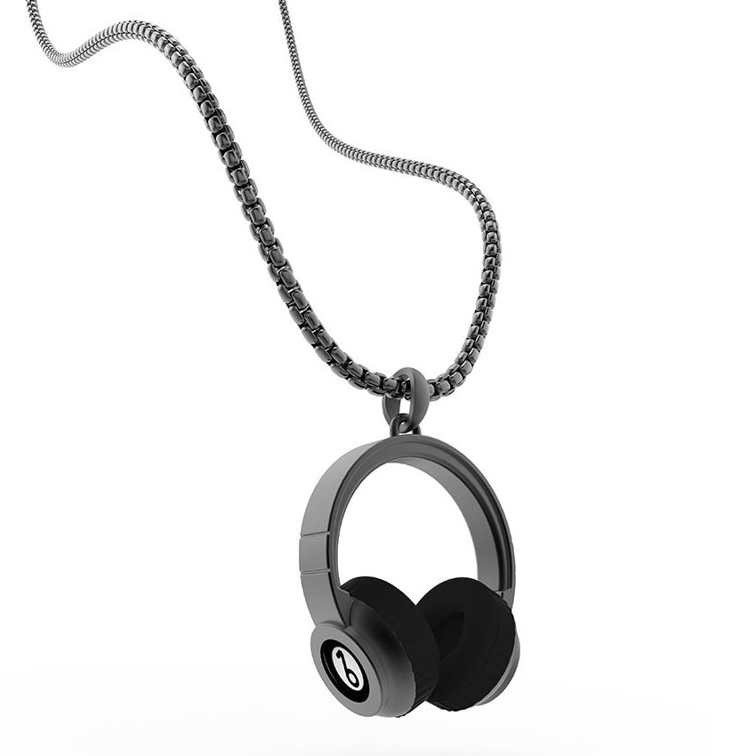 Headphones On Shirt Necklace