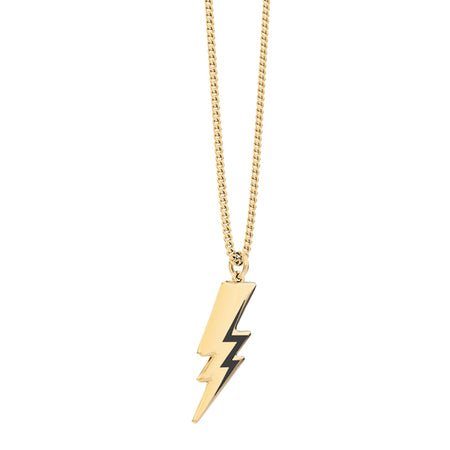 Lightning On Shirt Necklace