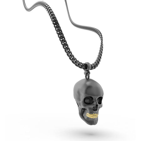 Skull On Shirt Necklace
