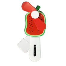 Load image into Gallery viewer, Fruit Handheld Manual Fan, 4 Asst
