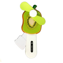 Load image into Gallery viewer, Fruit Handheld Manual Fan, 4 Asst
