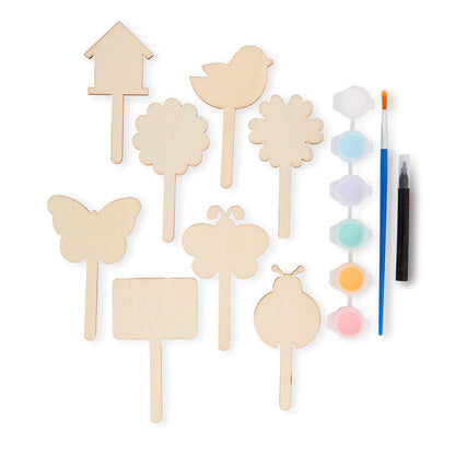 Plant Pick Paint DIY Kit, 18 Piece
