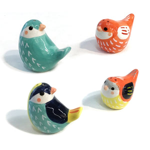 Ceramic Bird Salt & Pepper Shakers, 2 Asst, S/2