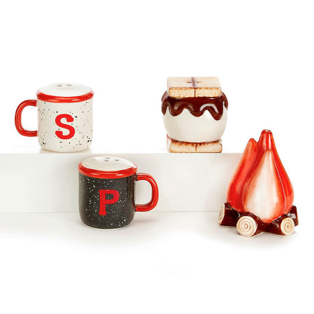 Camping Themed Salt & Pepper Shakers, 2 Asst S/2