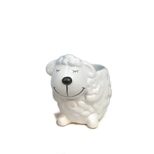 Load image into Gallery viewer, Planter, Ceramic, Dolomite, Lamb Shaped, White
