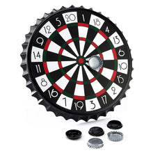 Load image into Gallery viewer, Bottle Cap Magnetic Darts Game Set
