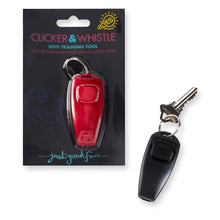 Load image into Gallery viewer, Dog Whistle &amp; Clicker, 2 Asst
