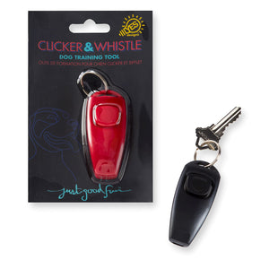 Dog Whistle & Clicker, 2 Asst