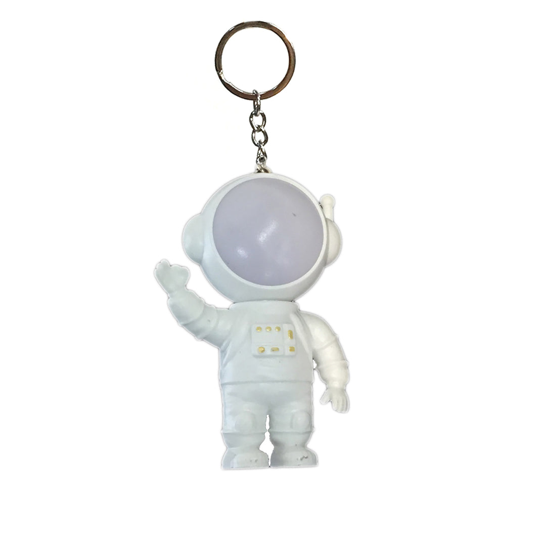 Light Up Spaceman Keychain, 2 Asst