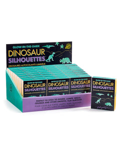 Glow in the Dark Dinosaur Plastic Stickers