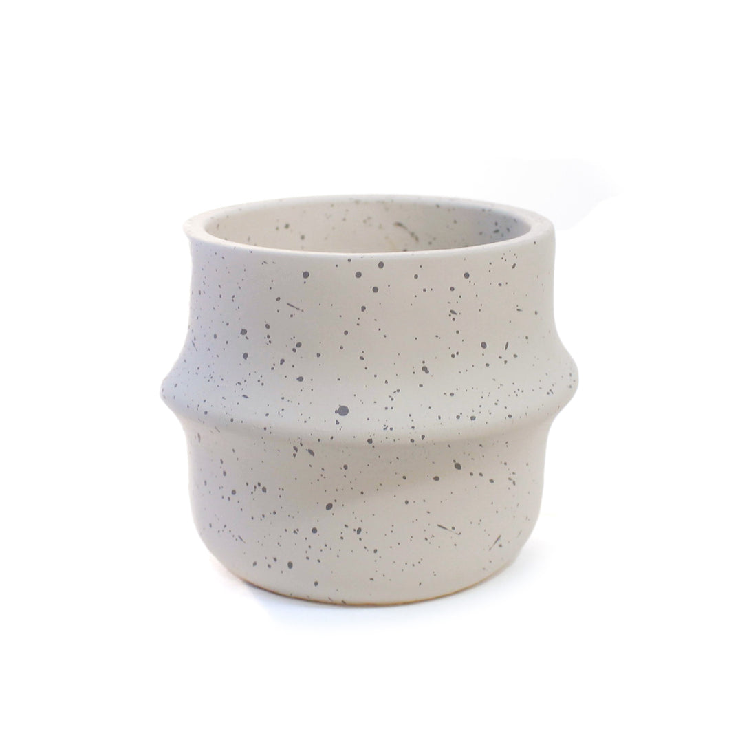 Cream Ring Pot, 12.5x12.5x10cm