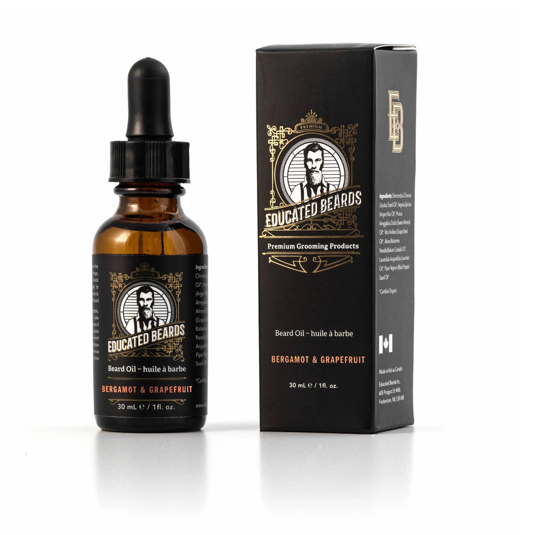 Bergamot & Grapefruit Beard Oil, 30ml