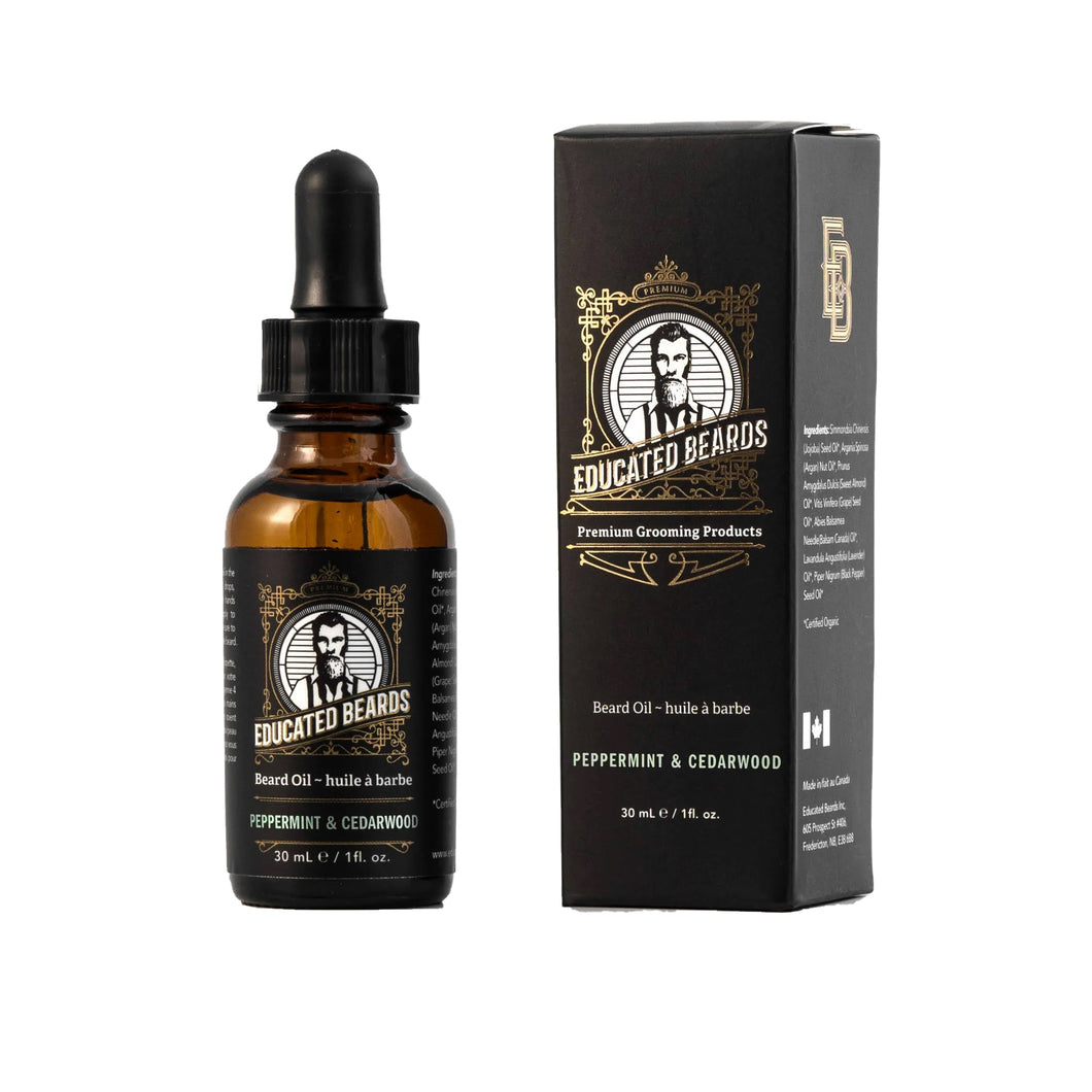 Peppermint & Cedarwood Beard Oil, 30ml