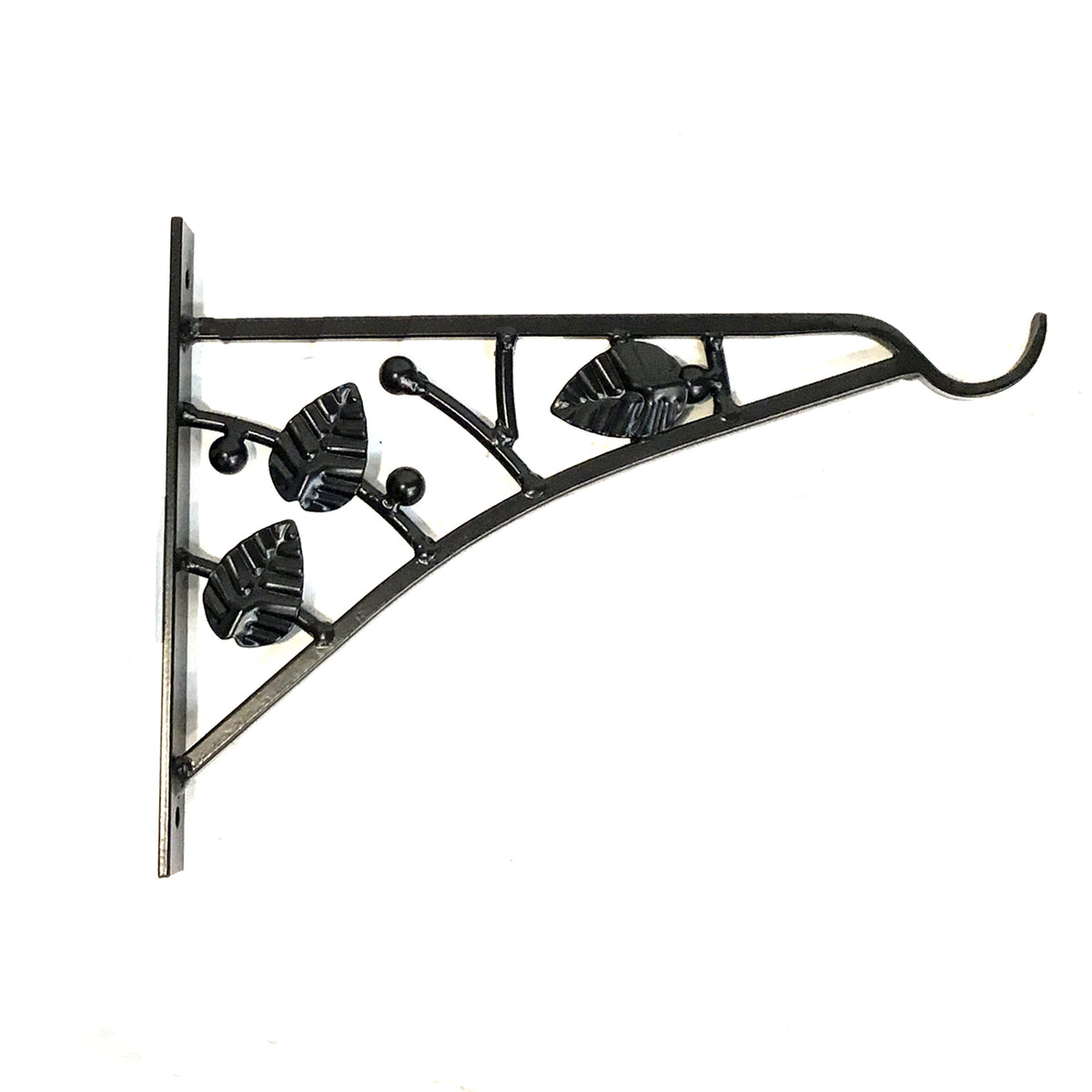 Rustic Metal Vine Bracket 12in