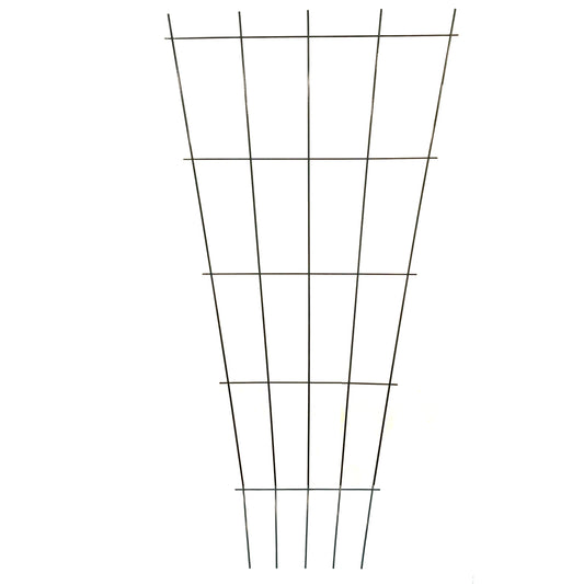 Metal Fan Trellis, 60in, Green