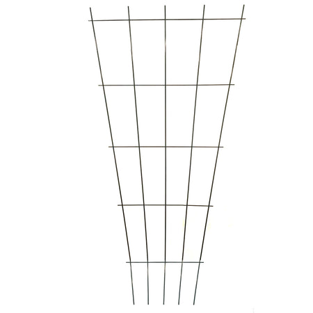 Metal Fan Trellis, 60in, Green