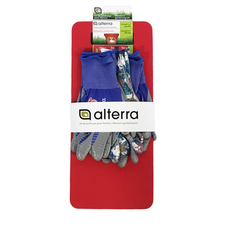 Alterra Combo Kit, 3 pairs gloves/1 Kneel Pad