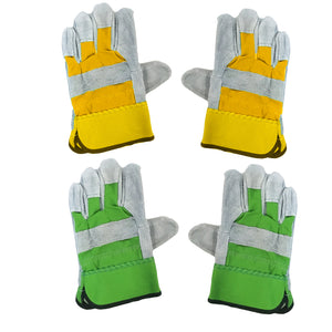Horizon Kids Leather Garden Gloves, 2 Asst
