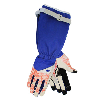 Alterra Leather Rose Gloves, Extended Cuffs, M/L