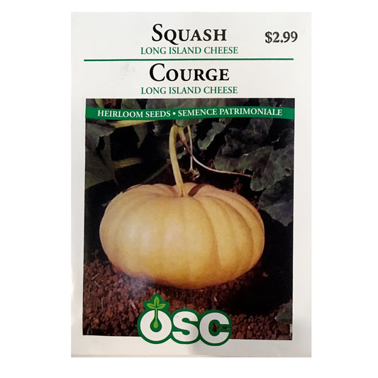 Squash - Long Island Cheese Seeds, OSC