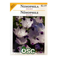 Load image into Gallery viewer, Nemophila - Five Spot Seeds, OSC
