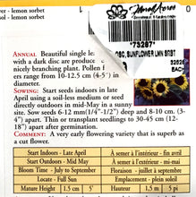 Load image into Gallery viewer, Sunflower - Lemon Sorbet Seeds, OSC
