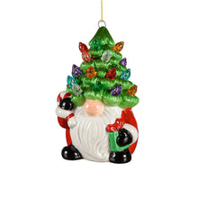 Load image into Gallery viewer, Ceramic LED Christmas Tree Hat Ornaments, 2 Asst
