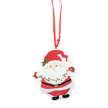 Load image into Gallery viewer, Wood Christmas Character Ornaments, 4in, 8 Asst
