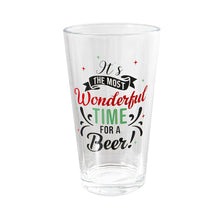 Load image into Gallery viewer, Christmas Pint Glasses, 15oz, 4 Asst
