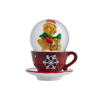 Load image into Gallery viewer, Xmas Character Mini Snow Globe in Mug, 3 Asst
