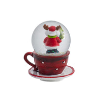 Load image into Gallery viewer, Xmas Character Mini Snow Globe in Mug, 3 Asst
