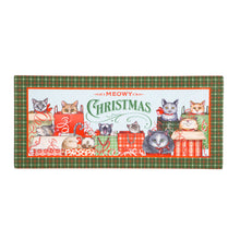 Load image into Gallery viewer, Meowy Christmas Sassafras Switch Door Mat
