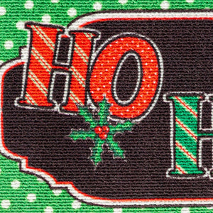 Ho Ho Ho Textured Sassafras Switch Door Mat