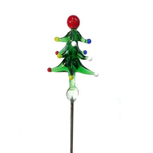 Load image into Gallery viewer, Glass Christmas Plant Picks, 4 Asst
