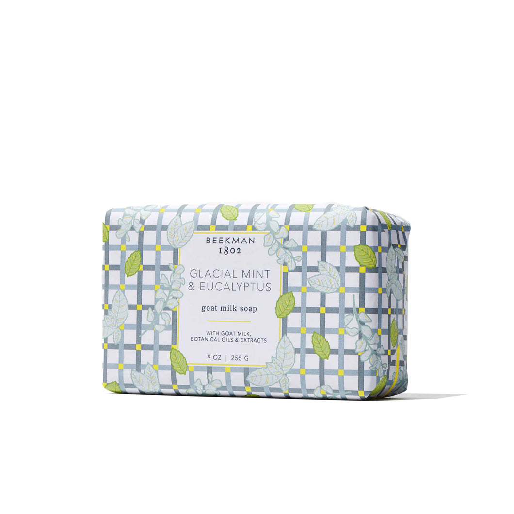 Beekman Glacial Mint & Eucalyptus Soap Bar, 9oz