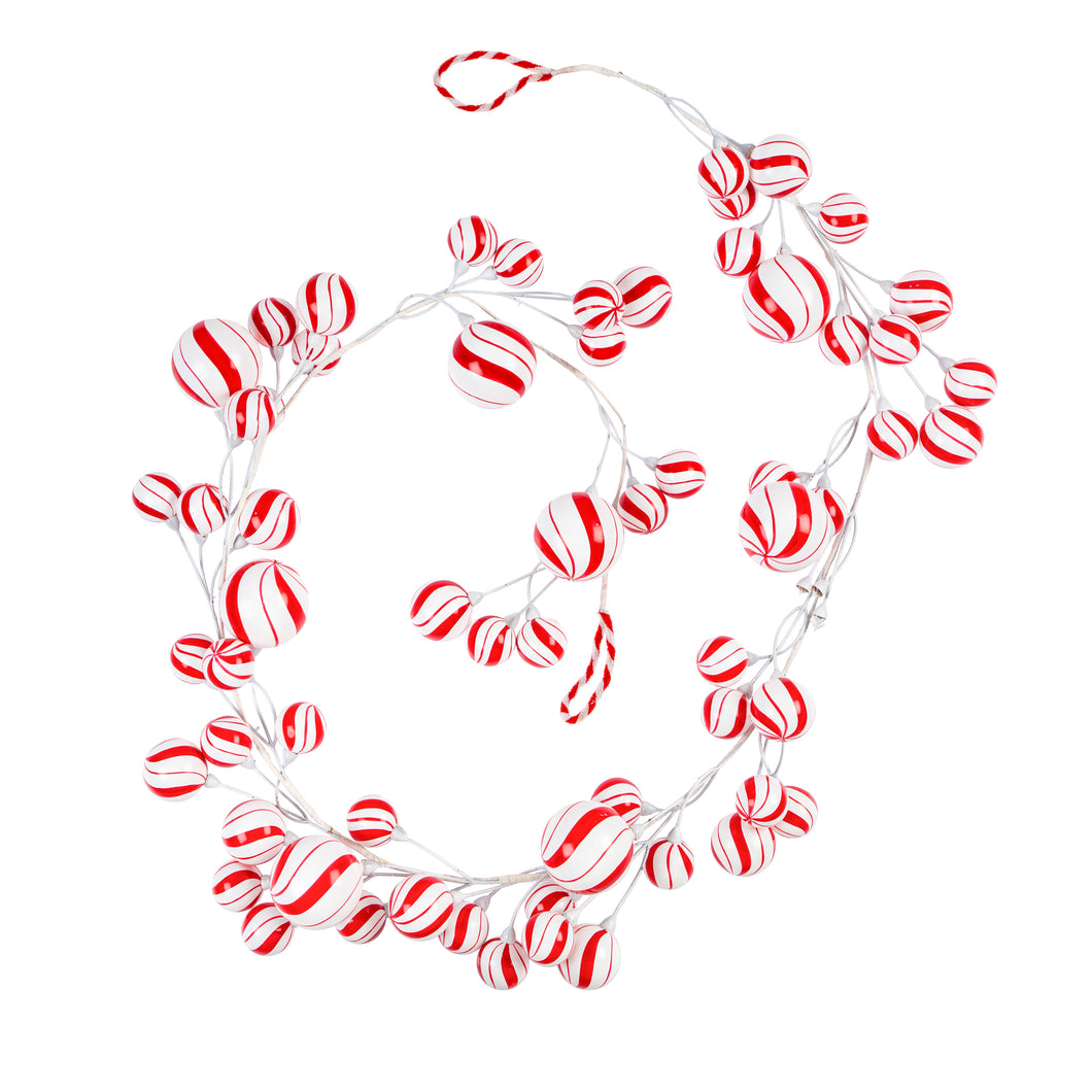 Peppermint Plastic Garland