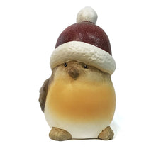 Load image into Gallery viewer, Ceramic Christmas Bird with Hat, 2 Asst
