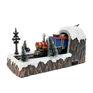 LED Christmas Train W/Music Table Decor, 12.6in