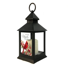 Load image into Gallery viewer, Christmas Cardinal Metal Lanterns, 4 Asst
